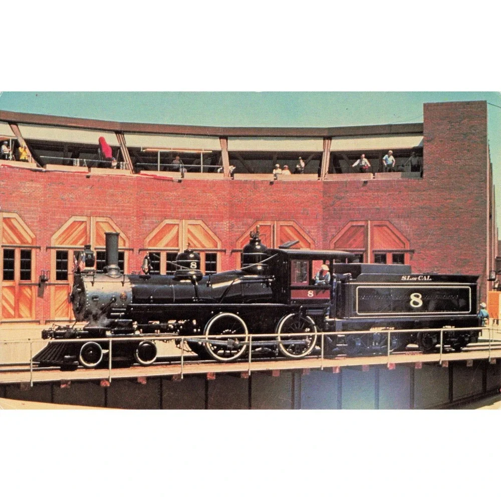Railfair 81 Sacramento CA Short Line of Cal No 8 4-4-0 Steam Locomotive Postcard